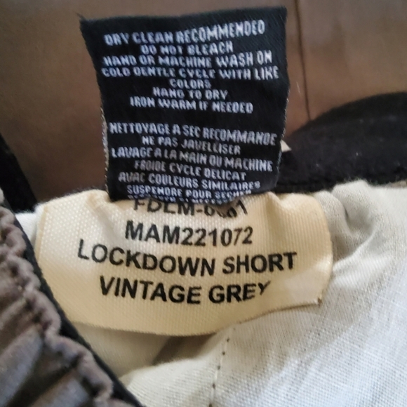 Modern American Men's Lockdown Pull On Chino Khaki Shorts Size XL Grey New - Picture 6 of 6